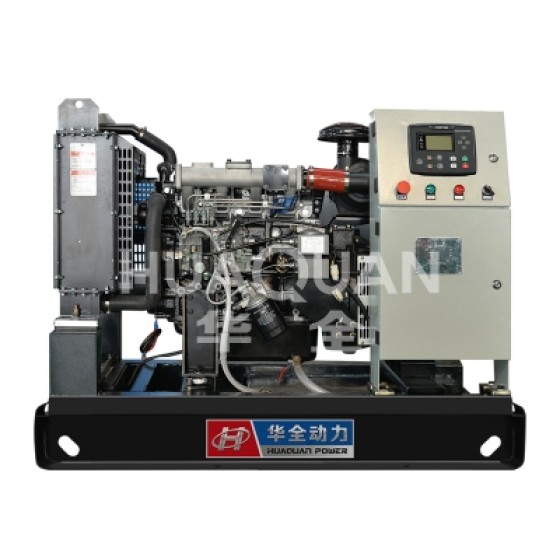 Huaquan YN_15kW Diesel Generator Set - Open Frame Type - Four Protection Measures