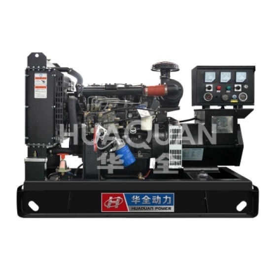 Huachen YN_20kW Diesel Generator Set - Open Frame Type - Ordinary Instruments