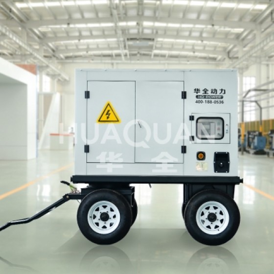 Huaquan AL_50kW Diesel Generator Set - Open Frame Type - Four Protection Measures