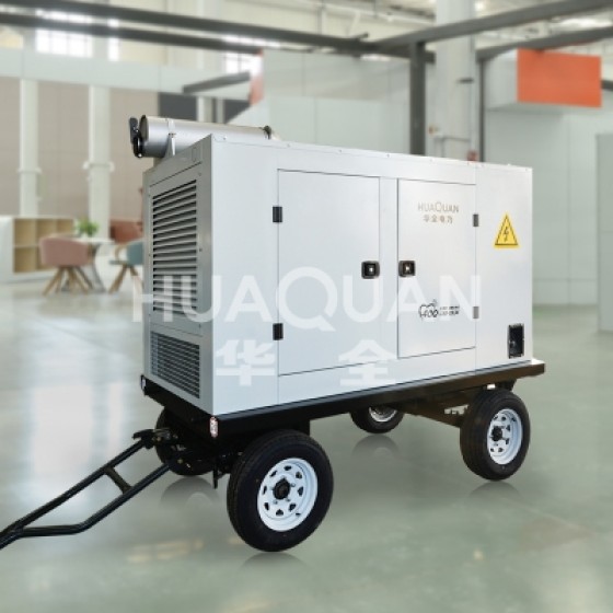 Huachen KP_150kW Diesel Generator Set - Open Frame Type - Four Protection Measures