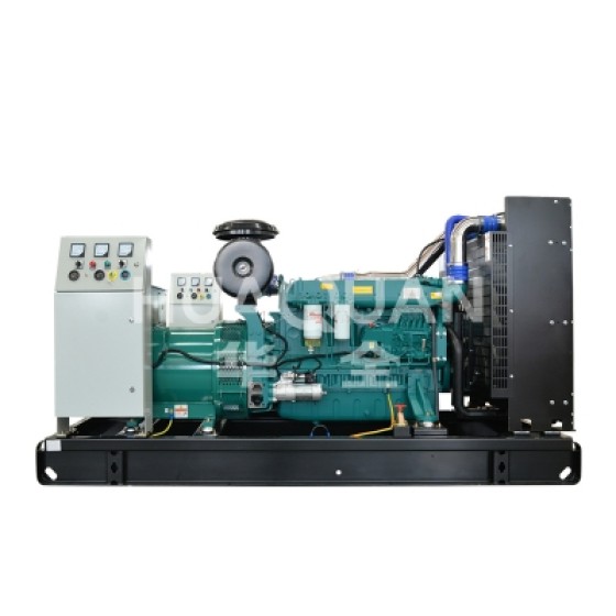 Huachen LB_300kW Diesel Generator Set - Open Frame Type - Four Protection Measures